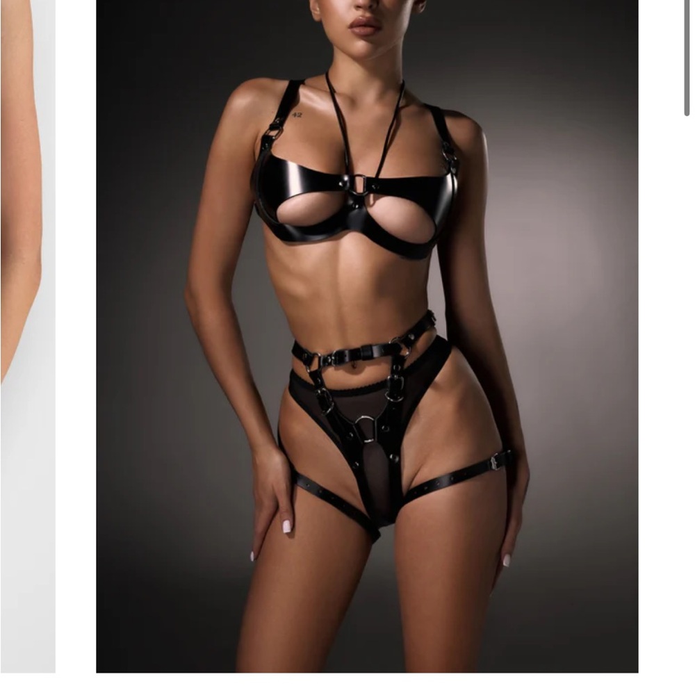 Dr. Harness authentic leather Lingerie Set